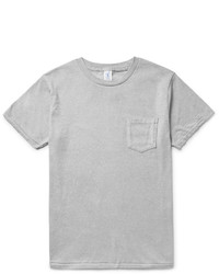 graues T-shirt von Velva Sheen