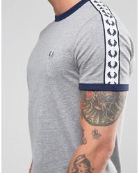 graues T-shirt von Fred Perry