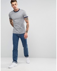 graues T-shirt von Fred Perry