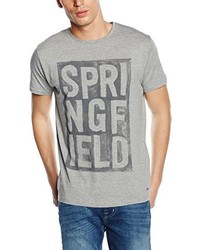 graues T-shirt von SPRINGFIELD