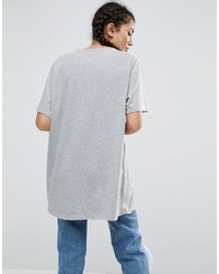 graues T-shirt von Asos