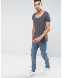 graues T-shirt von Asos