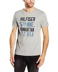 graues T-shirt von Tommy Hilfiger