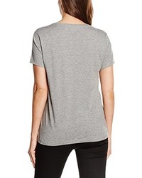 graues T-shirt von women'secret