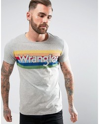 graues T-shirt von Wrangler