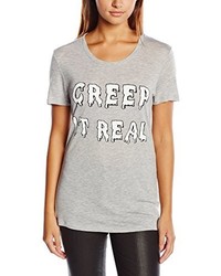 graues T-shirt von Zoe Karssen