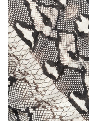 graues Trägershirt mit Schlangenmuster von Roberto Cavalli