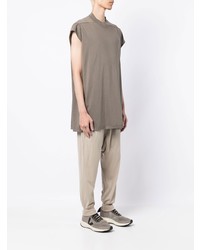 graues Trägershirt von Rick Owens DRKSHDW