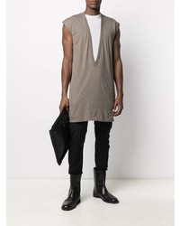 graues Trägershirt von Rick Owens