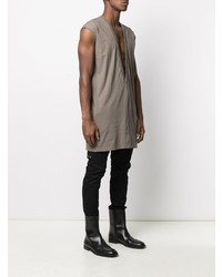 graues Trägershirt von Rick Owens