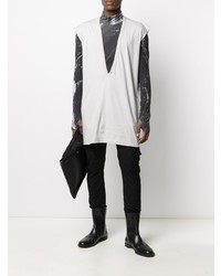 graues Trägershirt von Rick Owens