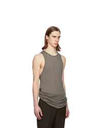 graues Trägershirt von Rick Owens