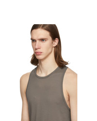 graues Trägershirt von Rick Owens