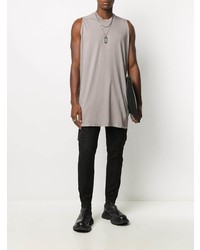 graues Trägershirt von Rick Owens DRKSHDW