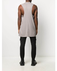 graues Trägershirt von Rick Owens DRKSHDW