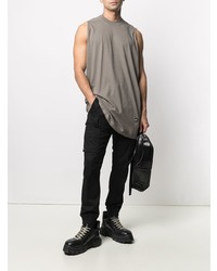 graues Trägershirt von Rick Owens DRKSHDW