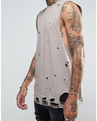 graues Trägershirt von Asos