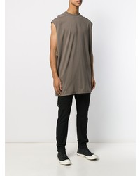 graues Trägershirt von Rick Owens DRKSHDW