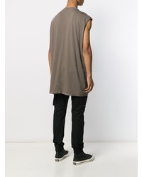 graues Trägershirt von Rick Owens DRKSHDW