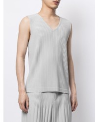 graues Trägershirt von Homme Plissé Issey Miyake