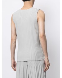 graues Trägershirt von Homme Plissé Issey Miyake