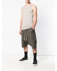 graues Trägershirt von Rick Owens DRKSHDW