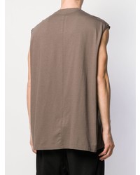 graues Trägershirt von Rick Owens