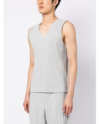 graues Trägershirt von Homme Plissé Issey Miyake