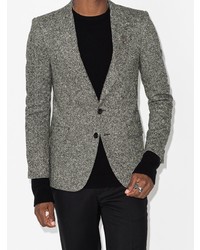 graues Tweed Sakko von Alexander McQueen