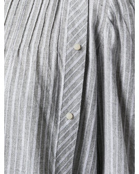 graues vertikal gestreiftes Hemd von Etoile Isabel Marant