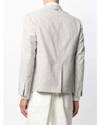 graues vertikal gestreiftes Sakko von Thom Browne