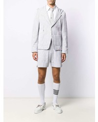 graues vertikal gestreiftes Sakko von Thom Browne