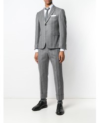 graues vertikal gestreiftes Sakko von Thom Browne