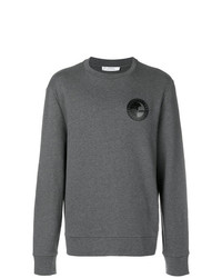 graues verziertes Sweatshirt von Versace Collection