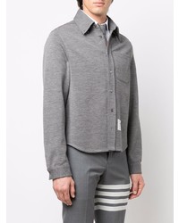 graues Wolllangarmhemd von Thom Browne