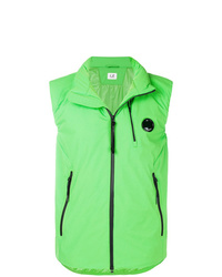 grüne ärmellose Jacke von CP Company