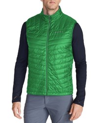 grüne ärmellose Jacke von Eddie Bauer