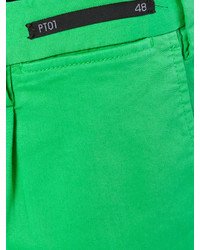 grüne Baumwollshorts von Pt01