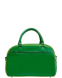 grüne bedruckte Shopper Tasche aus Leder von Logoshirt
