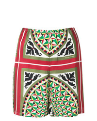 grüne bedruckte Shorts von Barena