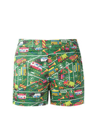grüne bedruckte Shorts von Ultràchic