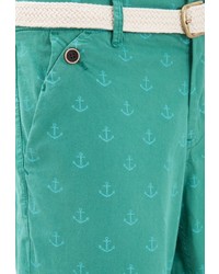 grüne bedruckte Shorts von WAY OF GLORY