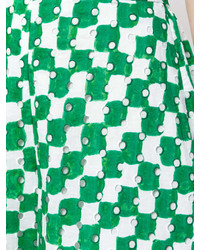 grüne bedruckte weite Hose von Tsumori Chisato