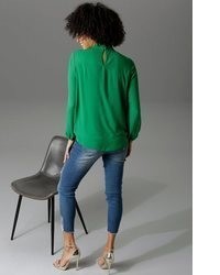 grüne Bluse von Aniston CASUAL