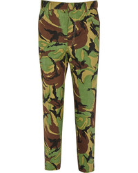 grüne Camouflage enge Jeans von Toga