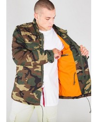 grüne Camouflage Feldjacke von Alpha Industries