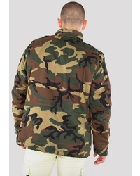 grüne Camouflage Feldjacke von Alpha Industries