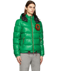 grüne Daunenjacke von Moncler Genius