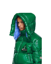 grüne Daunenjacke von Moncler