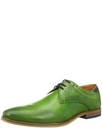 grüne Derby Schuhe von Bugatti